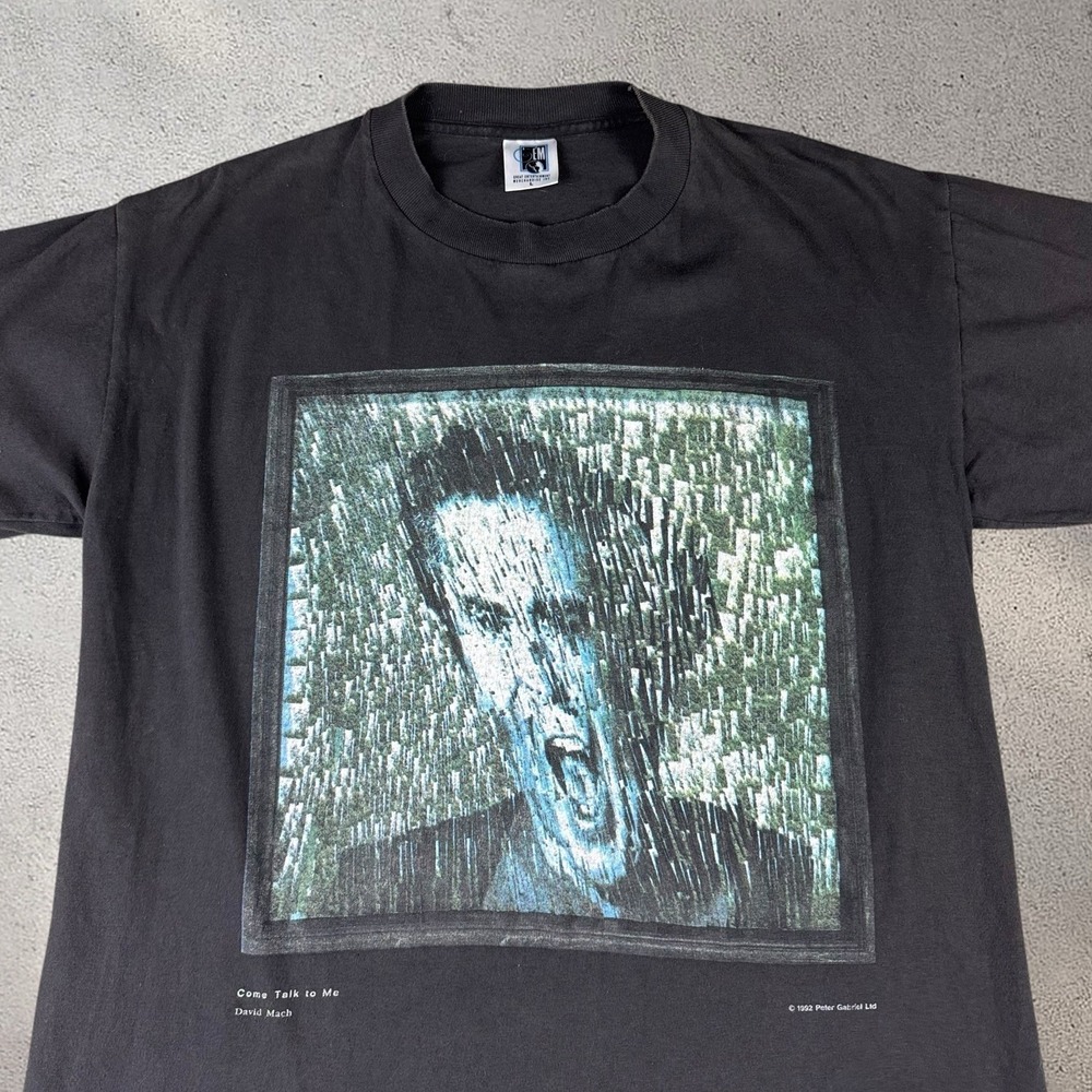 Vintage Peter Gabriel Tour Shirt Large Secret Worlds 90s Band Tee